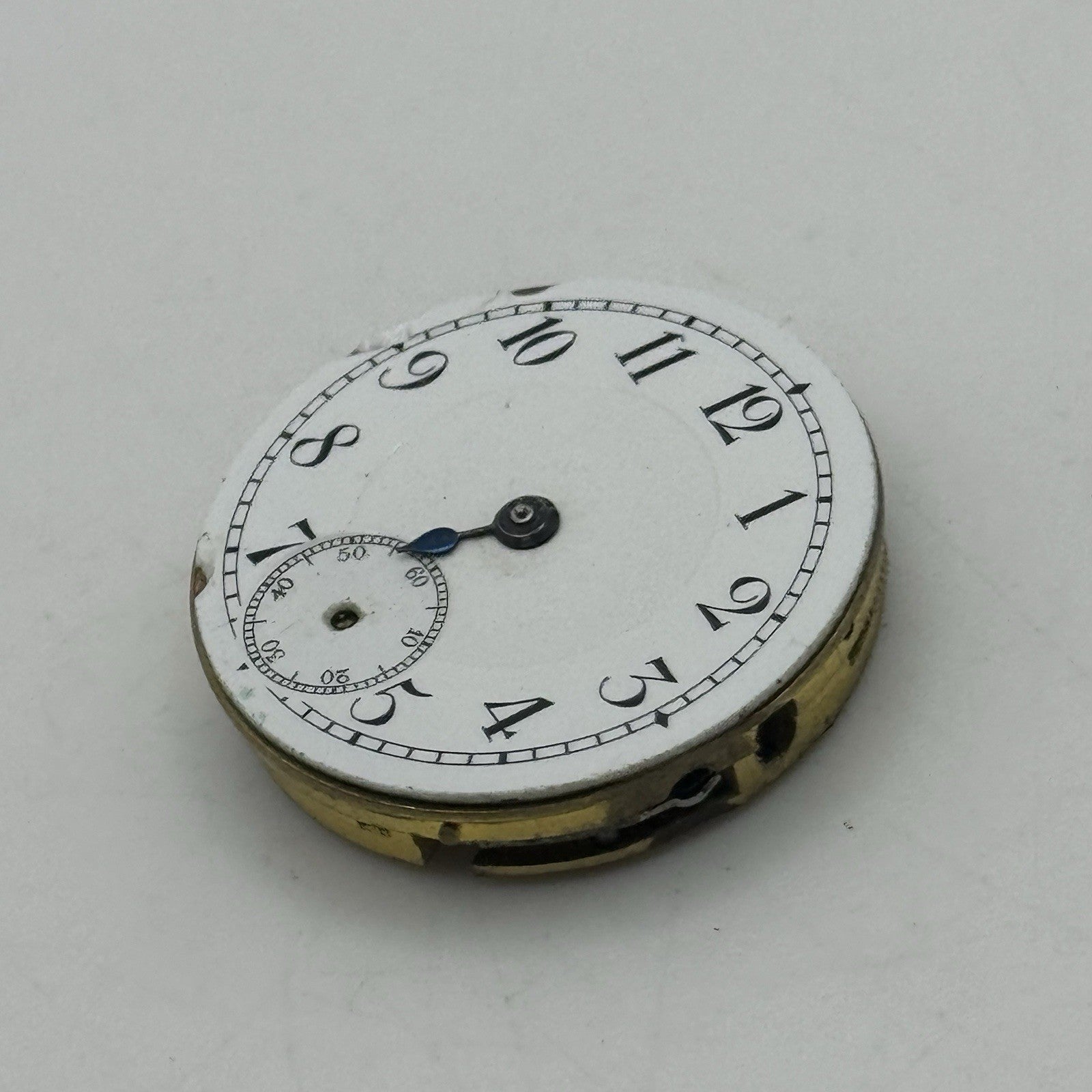 25mm Prot Swiss Porcelain Manual Wind Vintage Watch Movement Good Balance PARTS