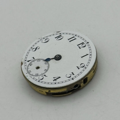 25mm Prot Swiss Porcelain Manual Wind Vintage Watch Movement Good Balance PARTS