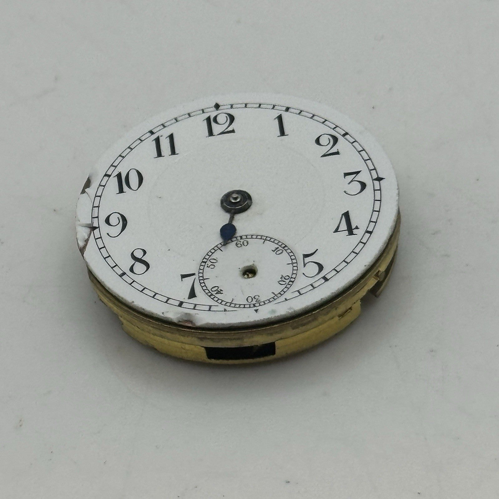 25mm Prot Swiss Porcelain Manual Wind Vintage Watch Movement Good Balance PARTS