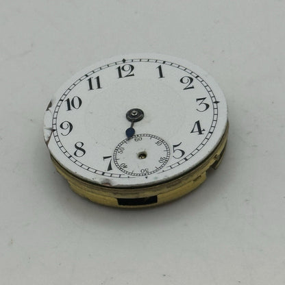 25mm Prot Swiss Porcelain Manual Wind Vintage Watch Movement Good Balance PARTS