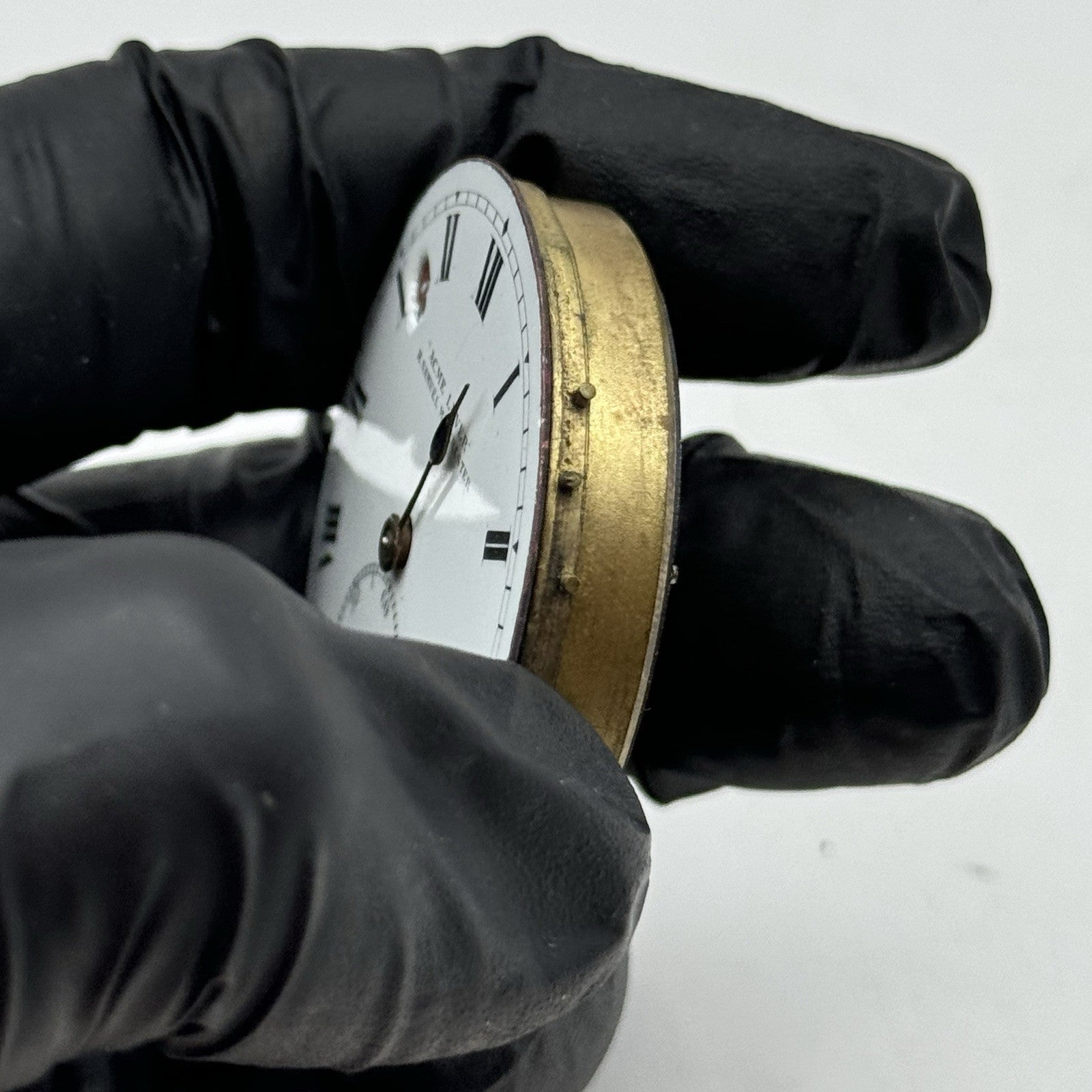 43.1mm Antique H Samuel Acme Lever Patent Balance Pocket Watch Movement - PARTS