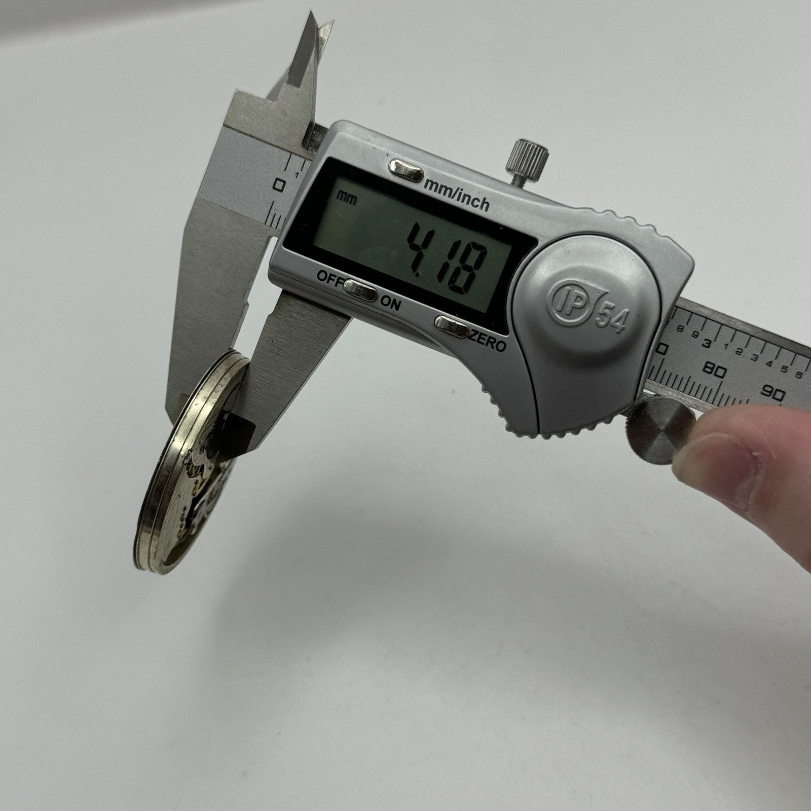 41mm High Grade Thin Asprey Vintage Pocket Watch Movement Good Balance PARTS